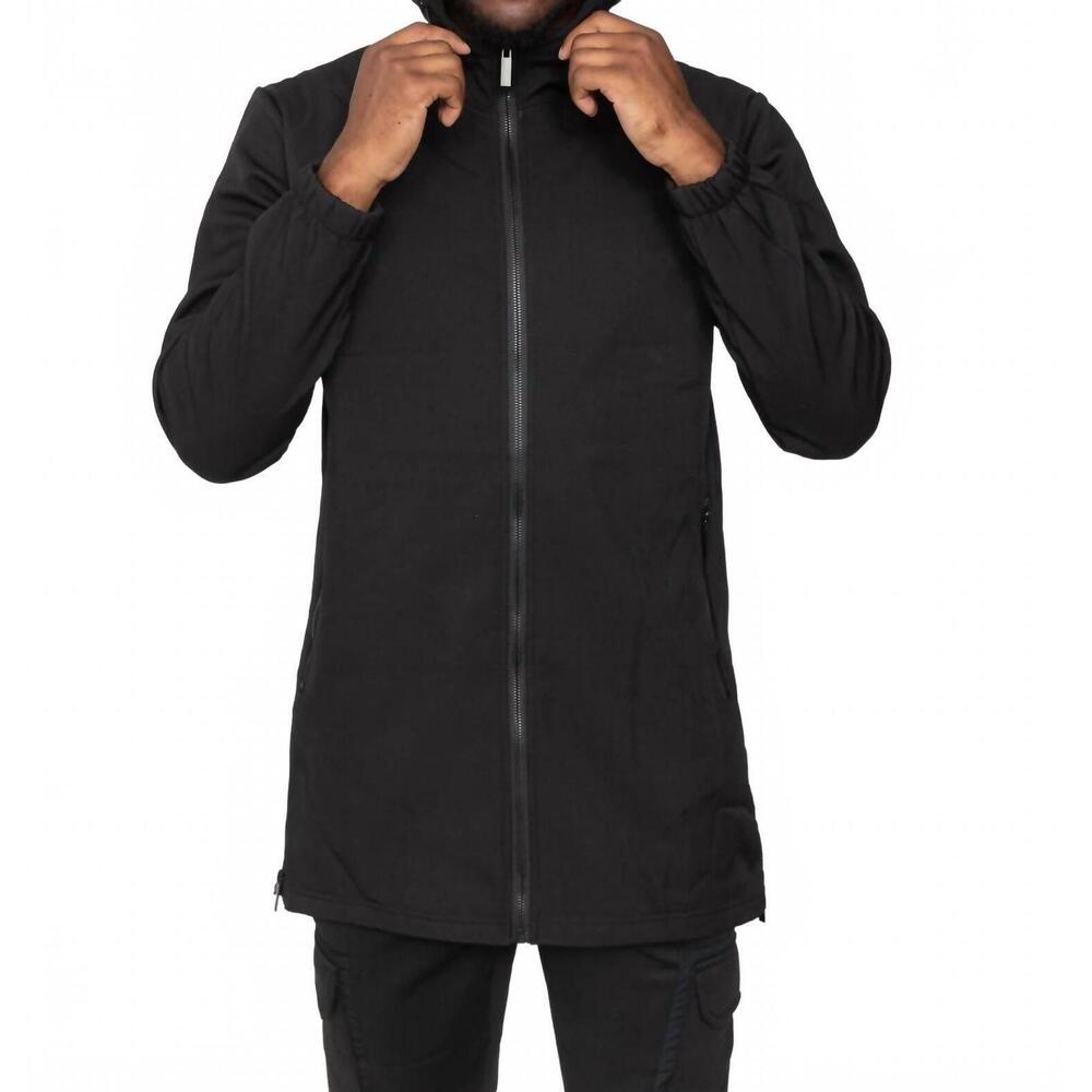 NEW ZAYNE PARIS mid-season mid-length jacket in black